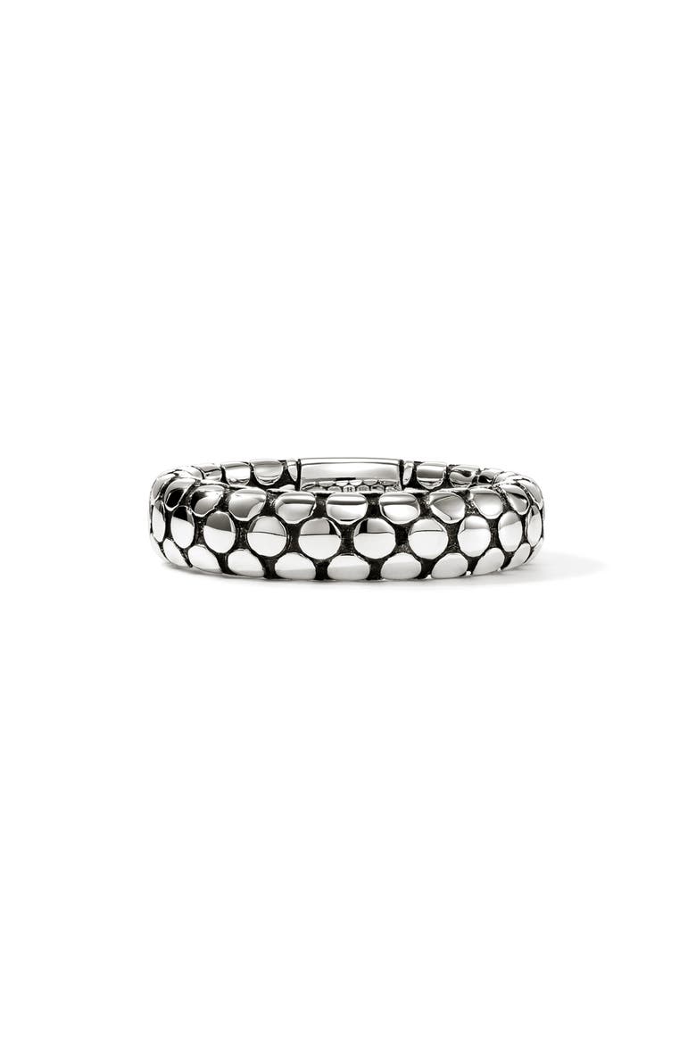 Dot Band Ring, Sterling Silver, Main, color, SILVER