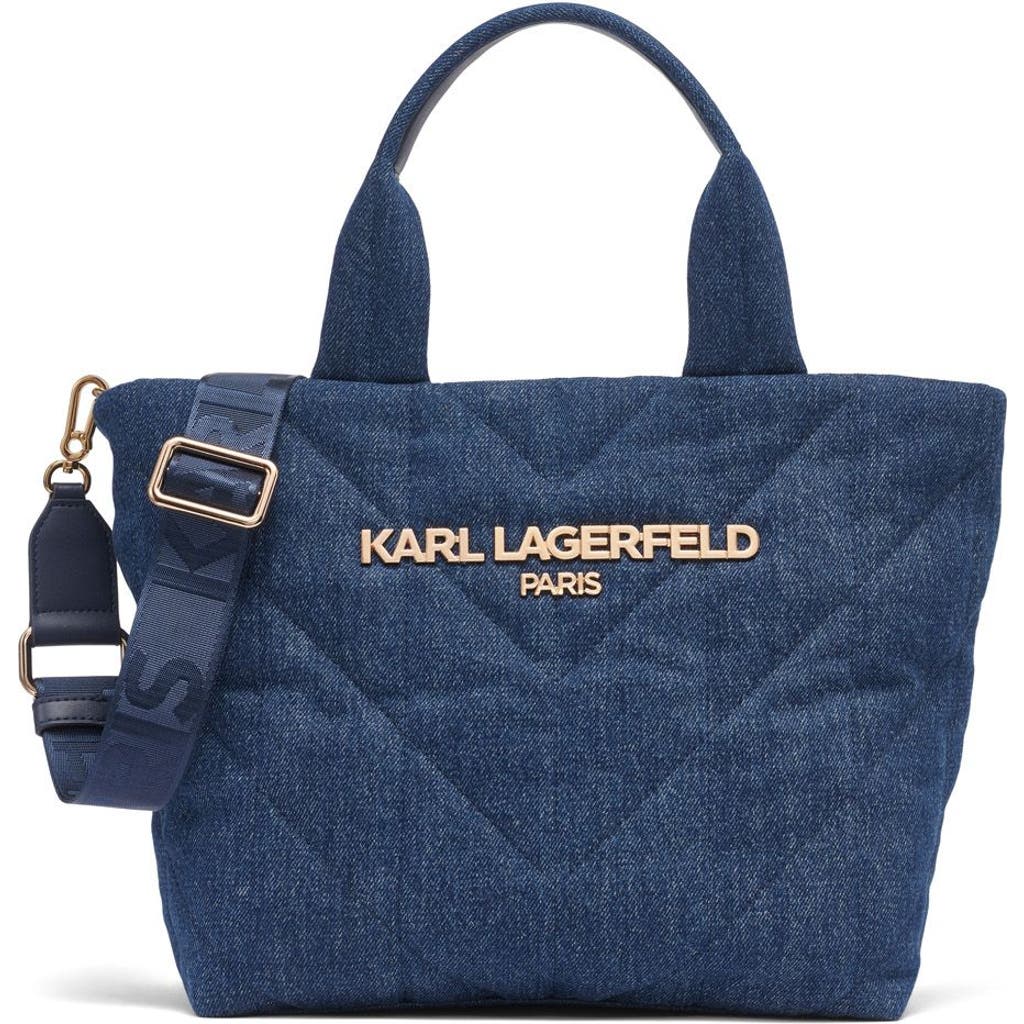Karl Lagerfeld Paris Voyage Tote In Blue