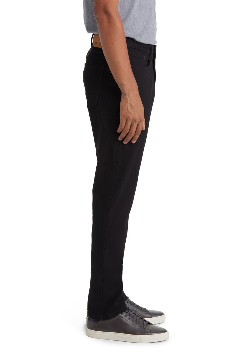Relaxed Tapered Performance Denim Jeans, Alternate, color, BLACK