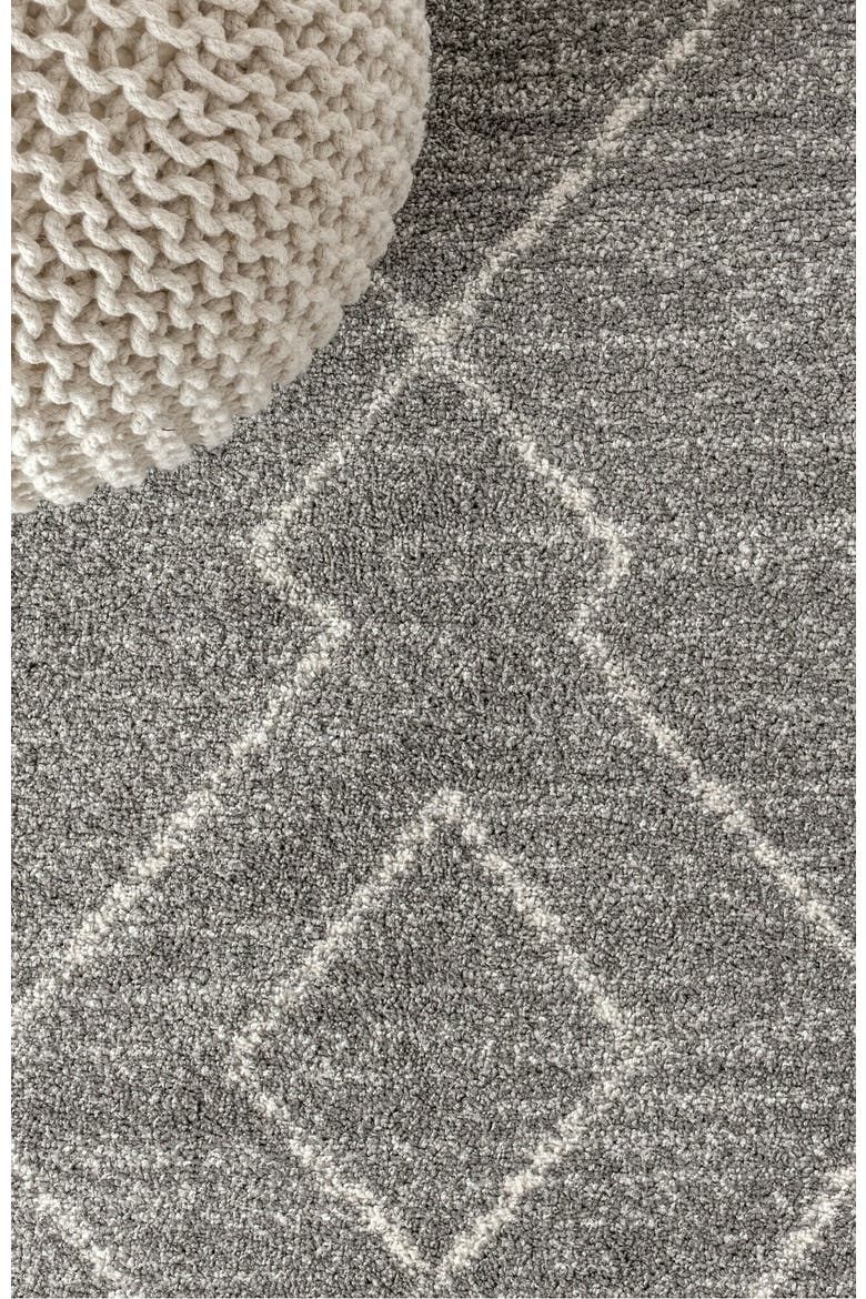 Alia Moroccan Beni Souk Area Rug, Alternate, color, Gray/Cream