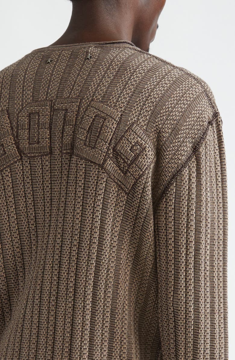 Golden Goose Journey Norton Jacquard Roll Neck Sweater, Alternate, color, 