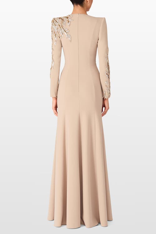 JENNY PACKHAM JENNY PACKHAM HONOR SEQUIN-EMBELLISHED MAXI GOWN