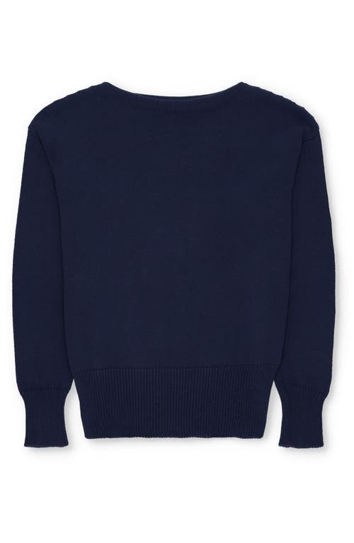 Fortela Noah Cotton Crewneck Sweater In Blue