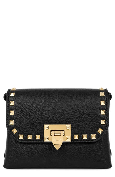 Camille Studded Leather Crossbody Bag