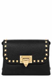 Camille Studded Leather Crossbody Bag
