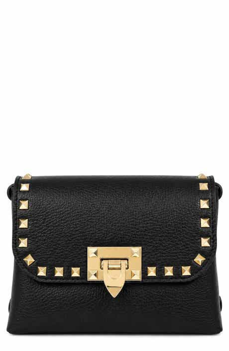 Camille Studded Leather Crossbody Bag
