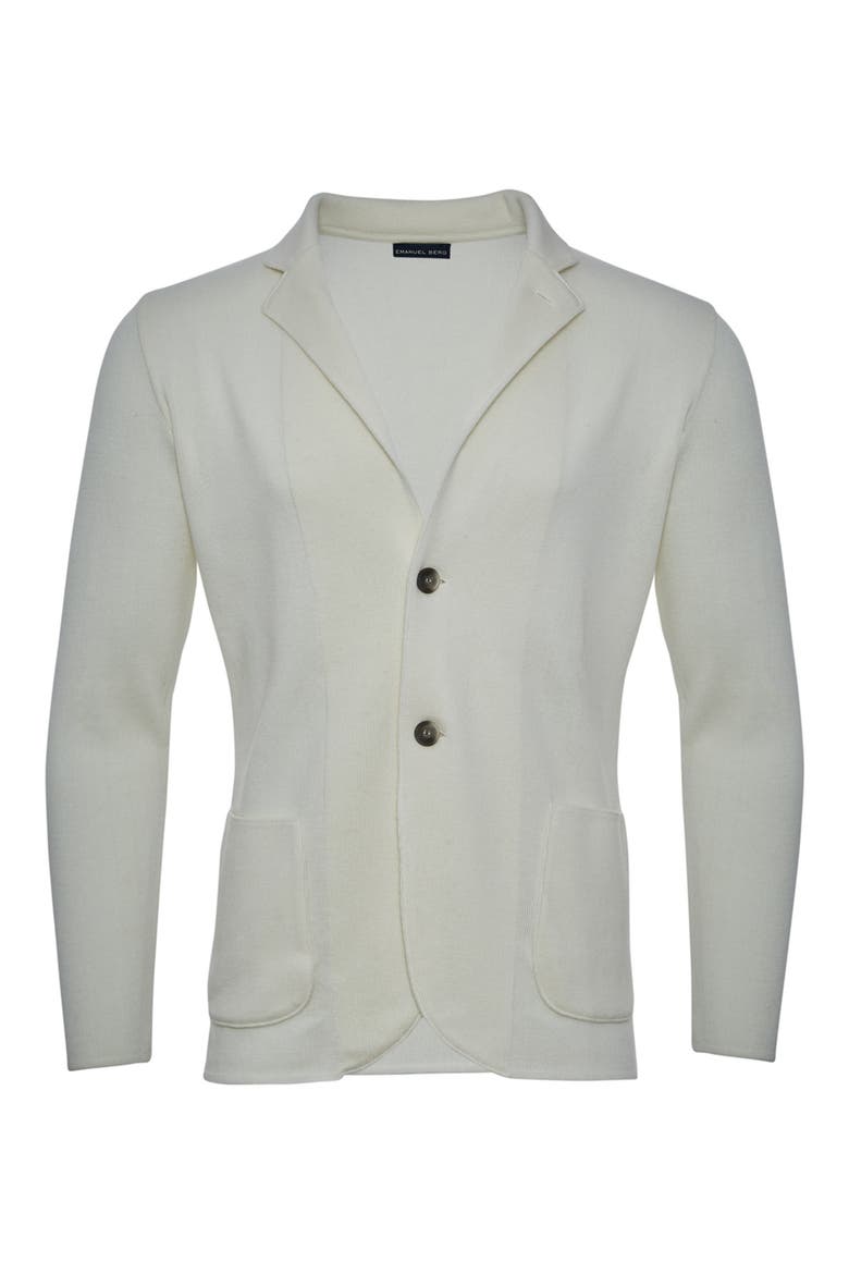 Premium Merino Wool Knit Sport Coat, Main, color, NATURAL