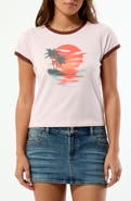 PacSun Sunset Skimmer Ringer Graphic T-Shirt