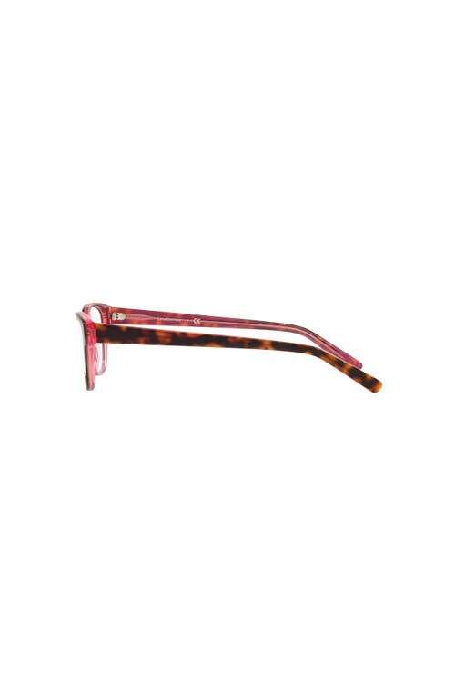 Lenscrafters 52mm Square Optical Glasses In Brown