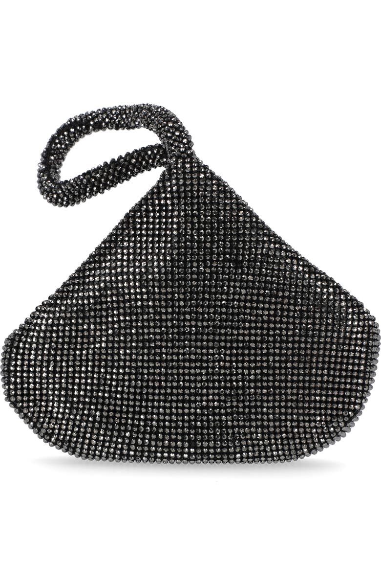 Jessica McClintock Staci Embellished Coin Purse, Alternate, color, Gunmetal