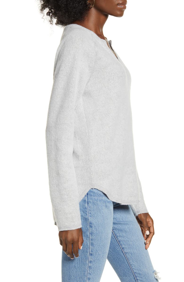 Socialite Split Neck Raglan Top, Alternate, color,