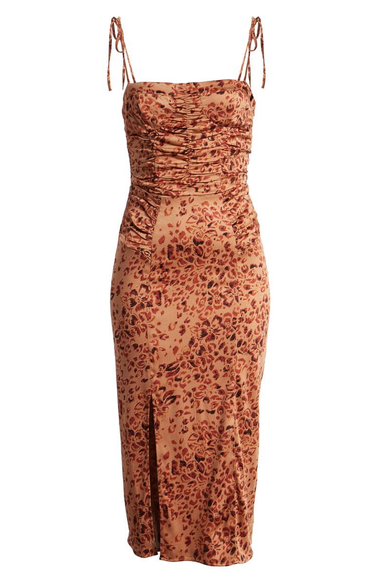 Free People Show Stopper Body-Con Midi Dress, Alternate, color,