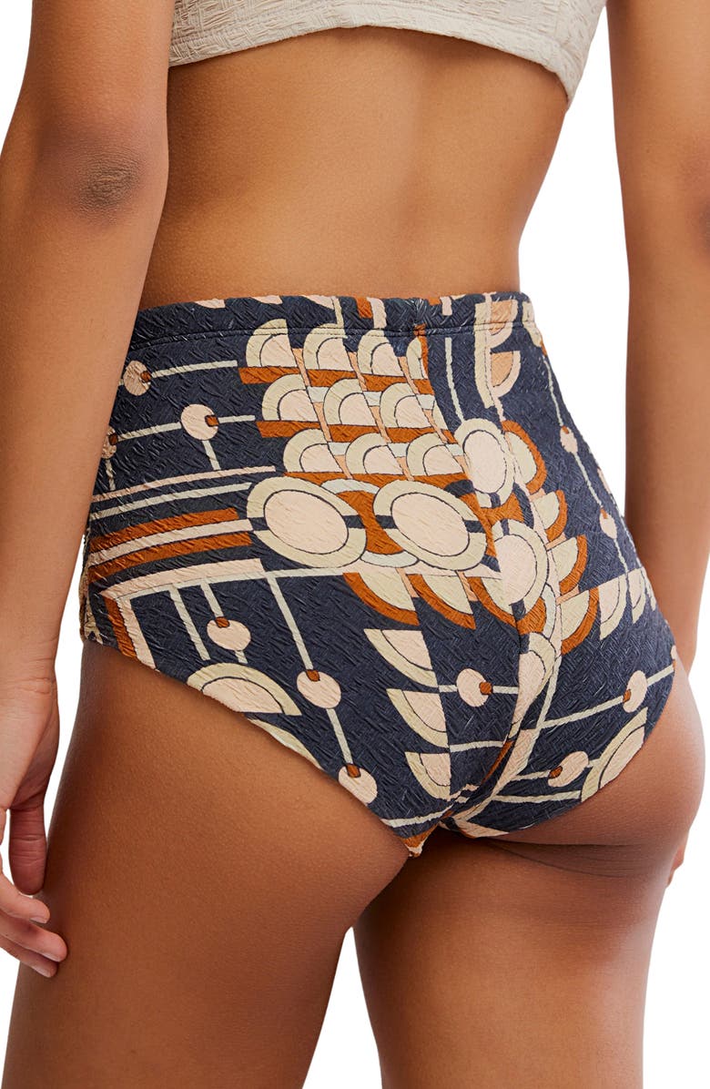 Free People Billie High Waist Bikini Bottoms, Alternate, color, Martini Mix
