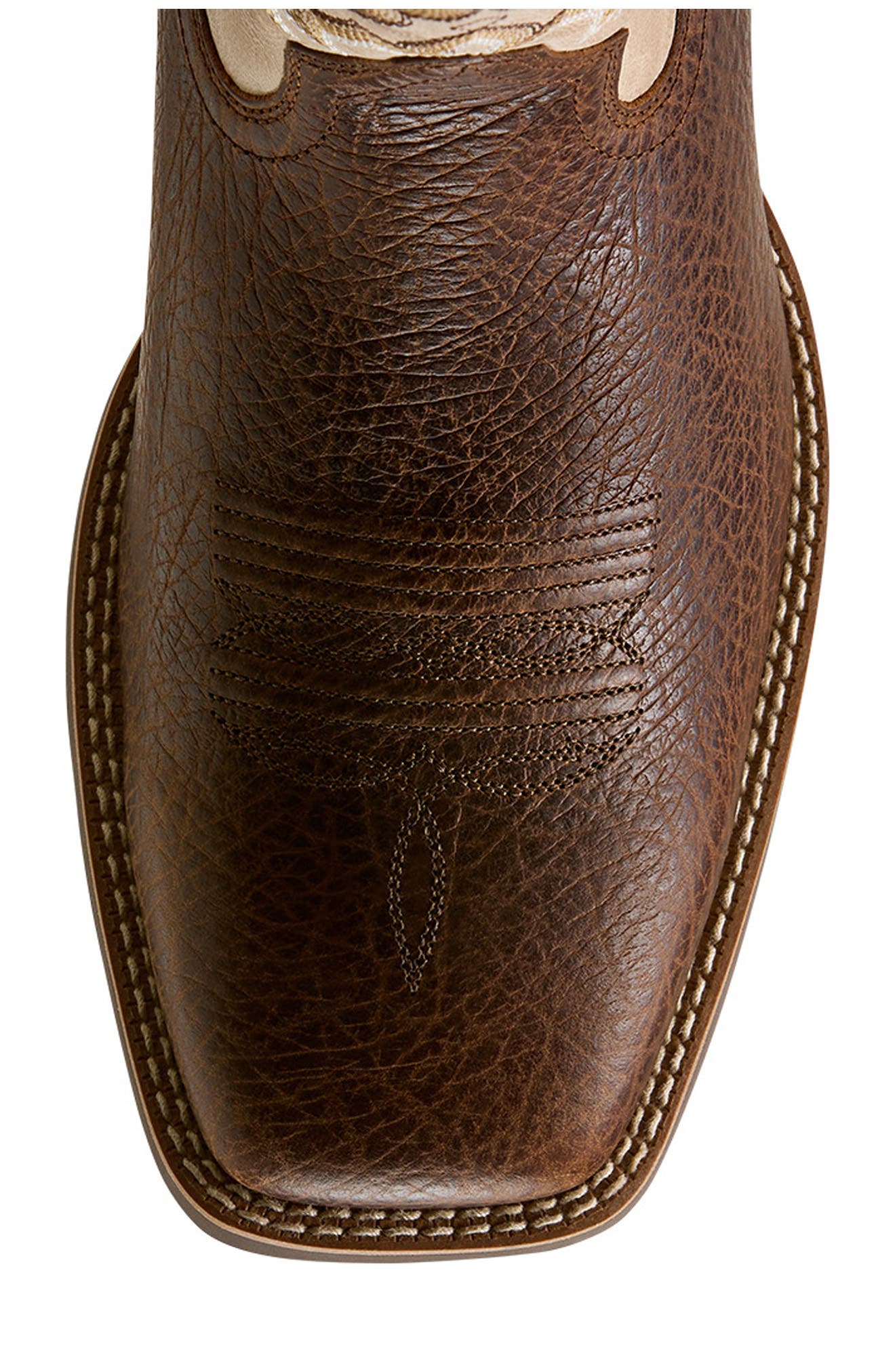Conquer Wide Square Toe Cowboy Boot, Alternate, color, AMBER TOFFEE