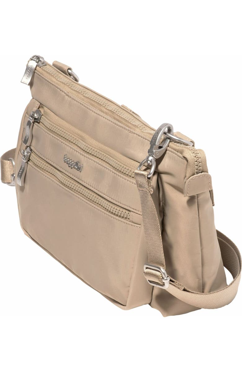 BAGGALLINI Pocket Belt Bag Convertible Crossbody Waist Pack, Alternate, color, Taupe Twill