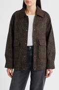 Lucky Brand Missy Cotton Blend Barn Jacket