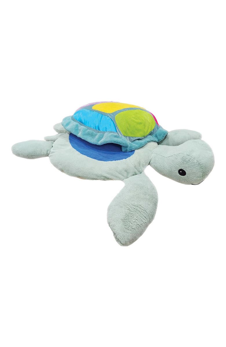 Myles & Me Sunny the Giant Sensory Sea Turtle Plush, Main, color, Blue
