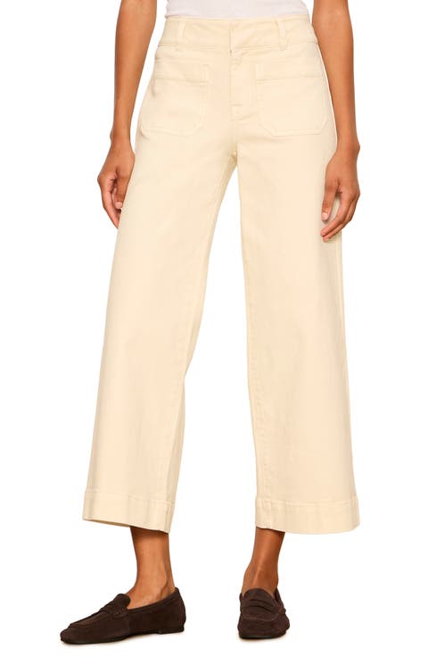Chelsea Patch Pocket Wide Leg Jeans