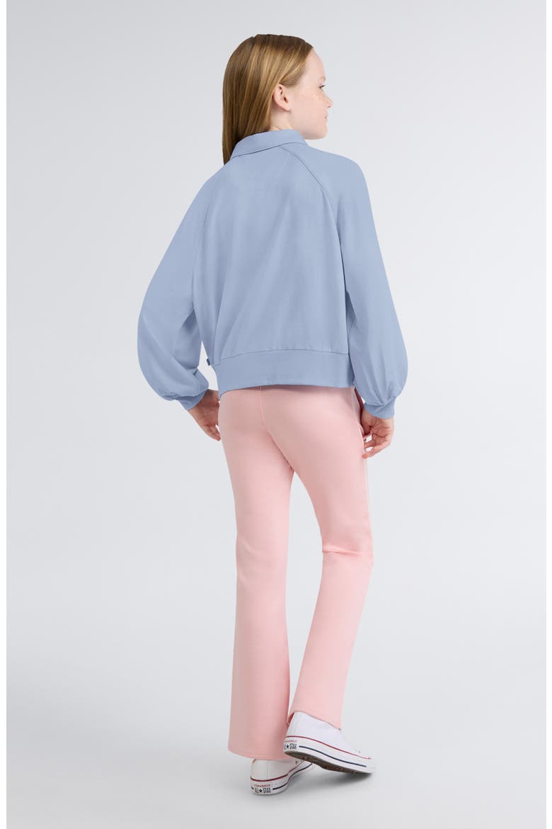 Kids' Button Half Placket Pullover, Alternate, color, KENTUCKY BLUE