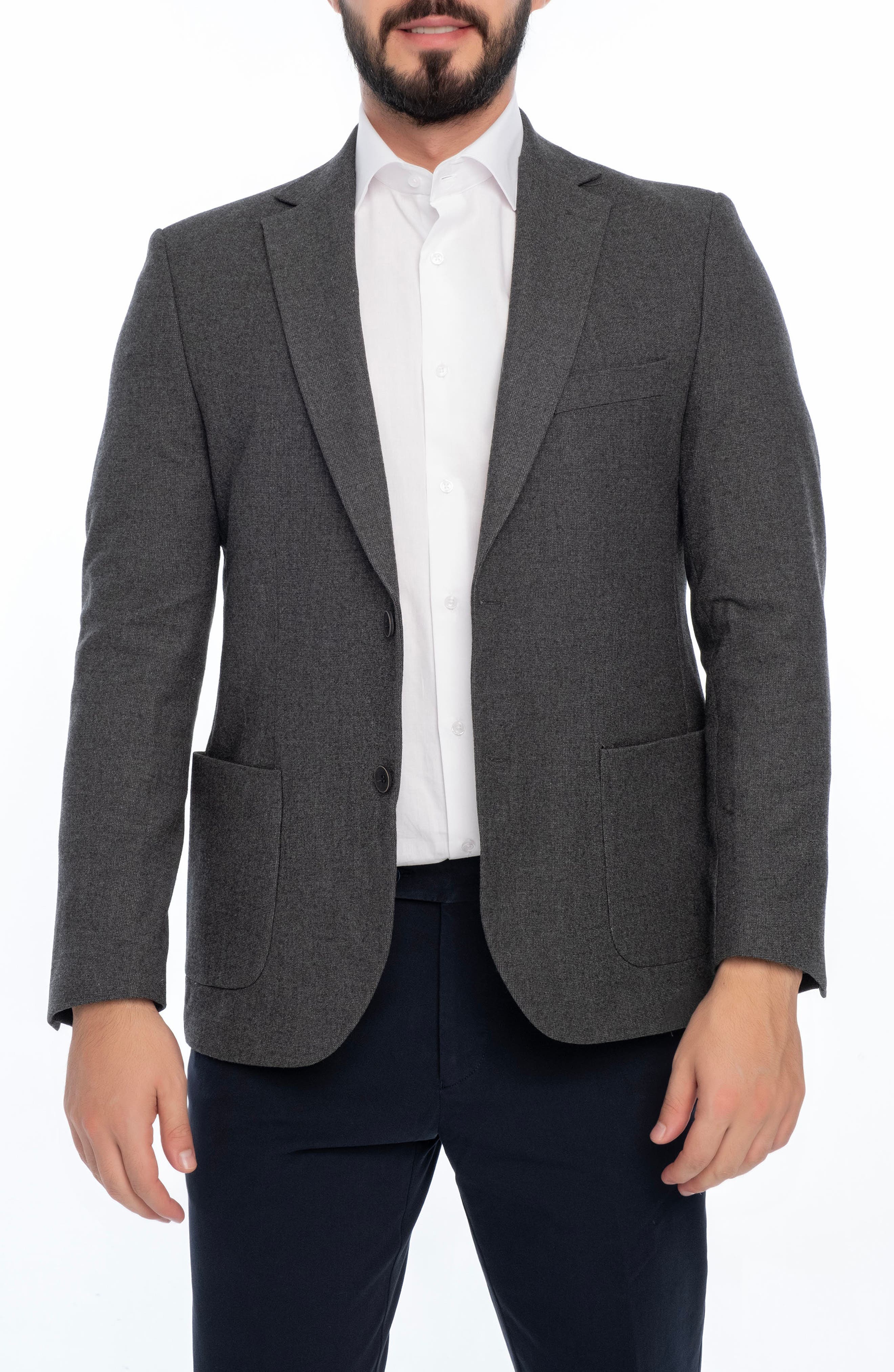 VELLAPAIS Solid Sport Coat