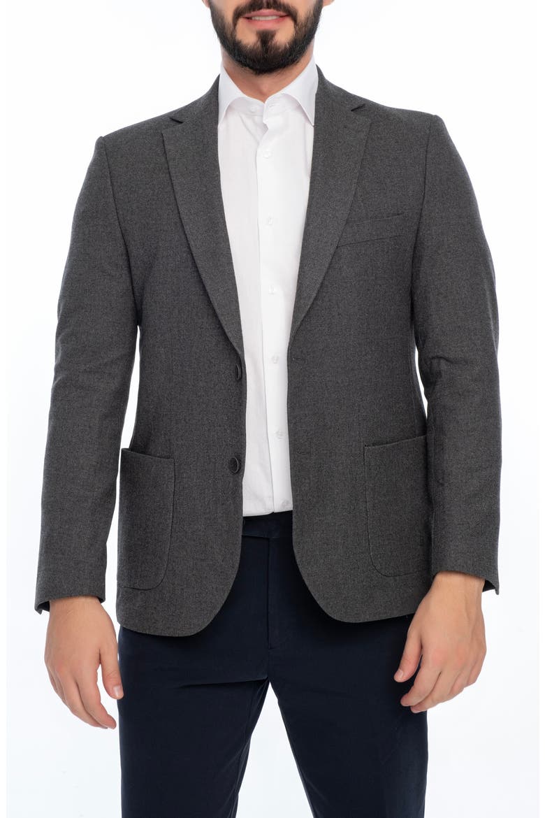 Solid Sport Coat, Main, color, DARK GREY
