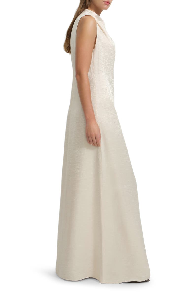 Marcella Senna Funnel Neck Gown, Alternate, color, 