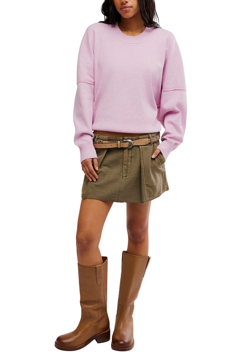 Alma Pullover Sweater, Alternate, color, FRAGRANT LILAC