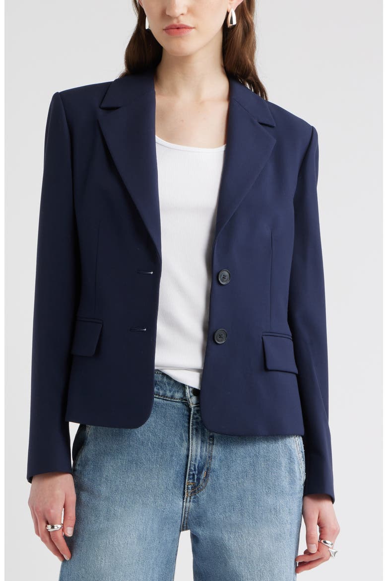 The Hanna Slim Fit Blazer, Main, color, NAVY NIGHT