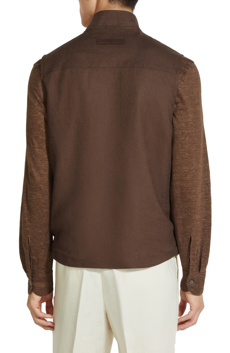 ZEGNA Oasi Linen Vest, Alternate, color, 