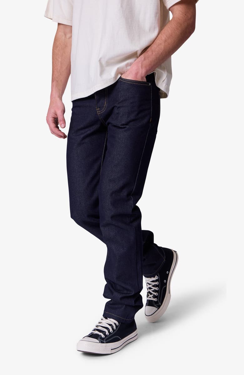mnml Raw Slim Fit Jeans, Alternate, color, Rinsed Indigo