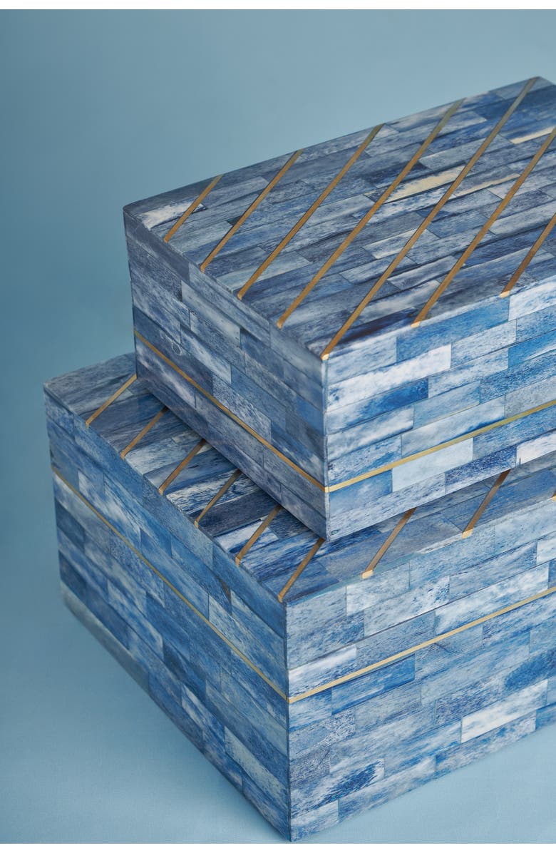 GAURI KOHLI Monaco Decorative Boxes, Set of 2, Alternate, color, 