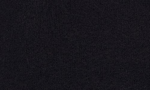 Cece Crystal Bow Embellished Crewneck Sweater In Black