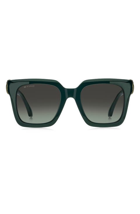 0157/S 52mm Gradient Square Sunglasses