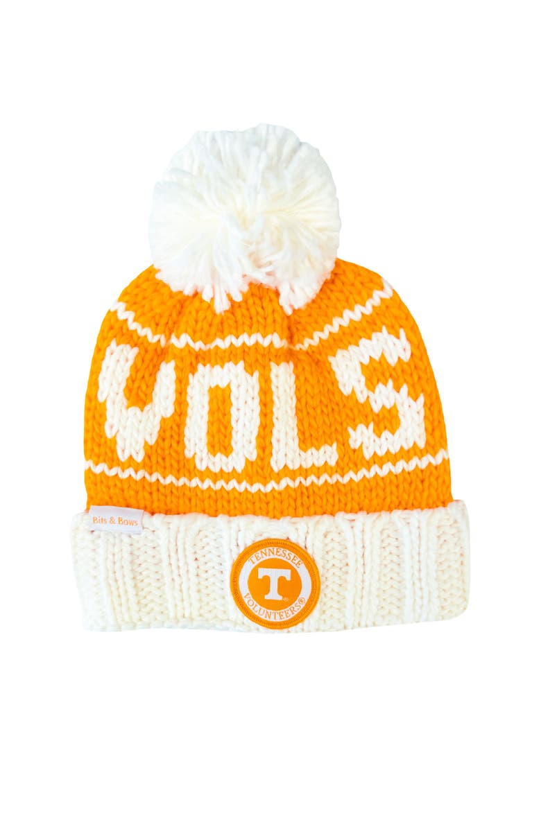 Bits & Bows Tennessee Bobble Hat, Main, color, Orange