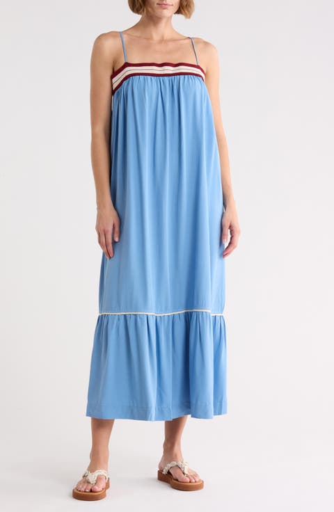 Sleeveless Tiered Maxi Dress