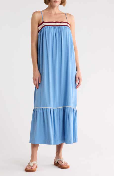 DRESS TO Sleeveless Tiered Maxi Dress