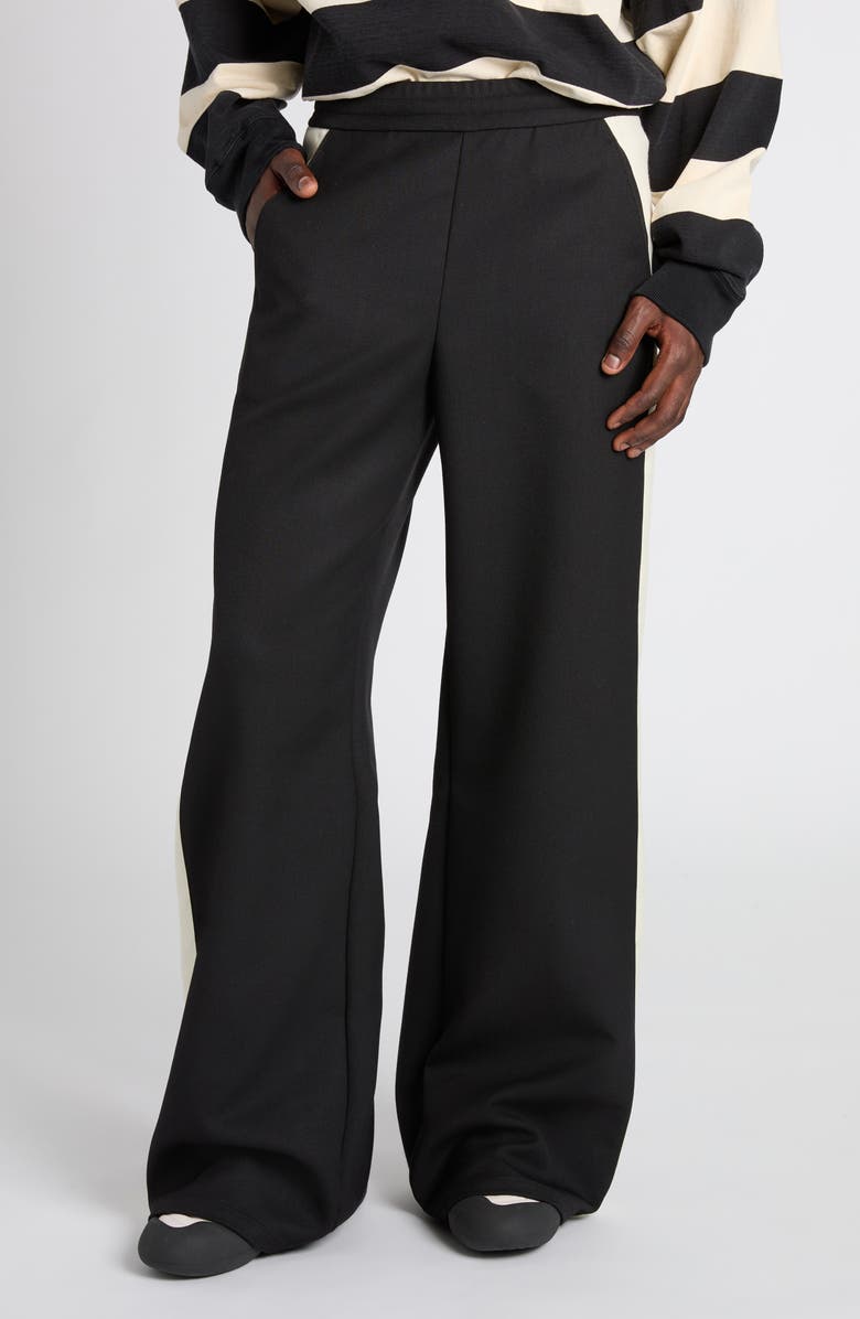 McQueen Wide Leg Track Pants, Main, color, 