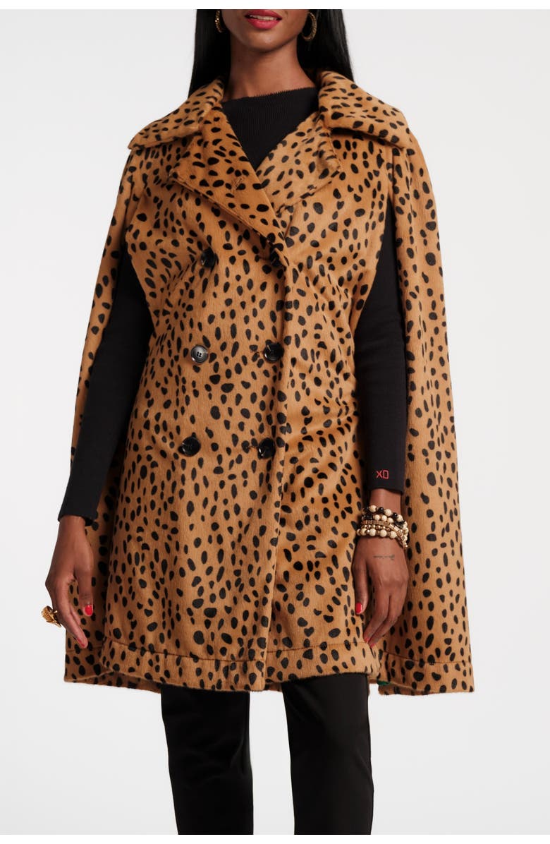 Frances Valentine Preston Cape, Main, color, Brown/Multi