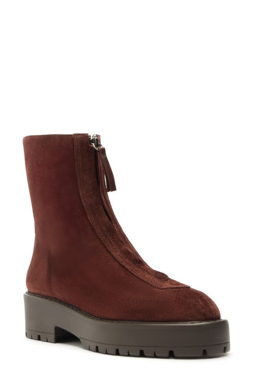 Schutz Farrah Moto Boot In Brown
