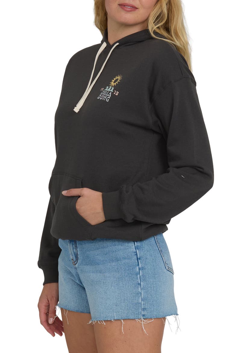 Before Times Cotton Blend Graphic Hoodie, Alternate, color, OFF BLACK