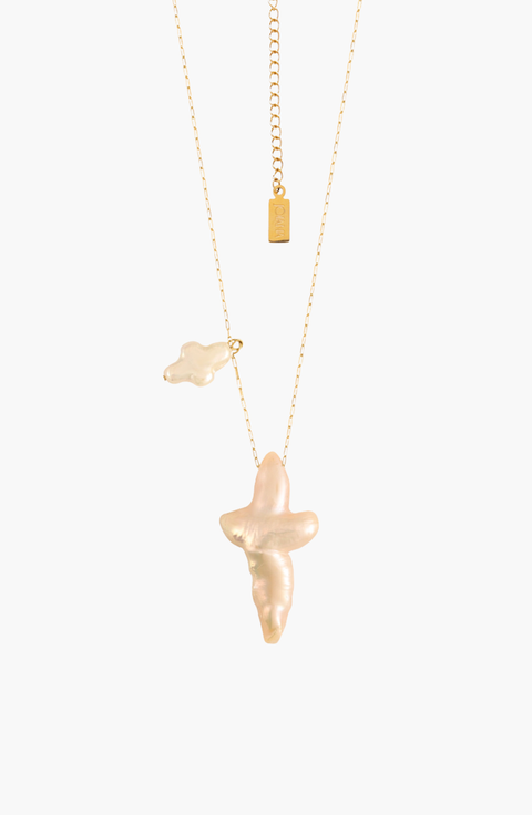 Grace Double Cross Necklace