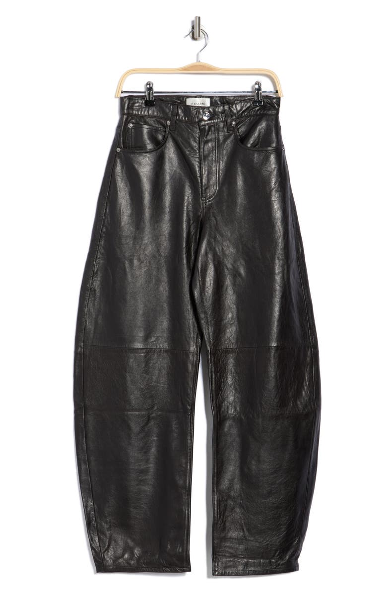 FRAME The Leather Bubble Leg Pants, Alternate, color, 