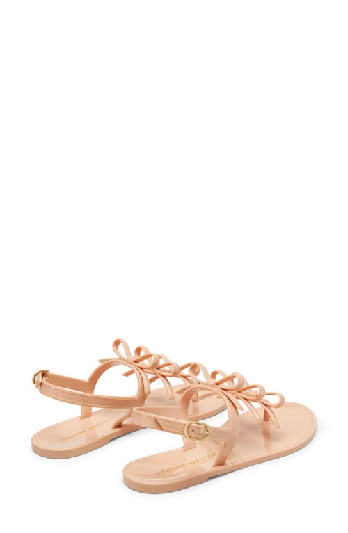 Stuart Weitzman Felicity Jelly Sandal In Poudre