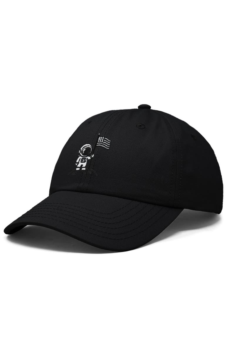Dalix Moon Mission Dad Cap, Alternate, color, Black