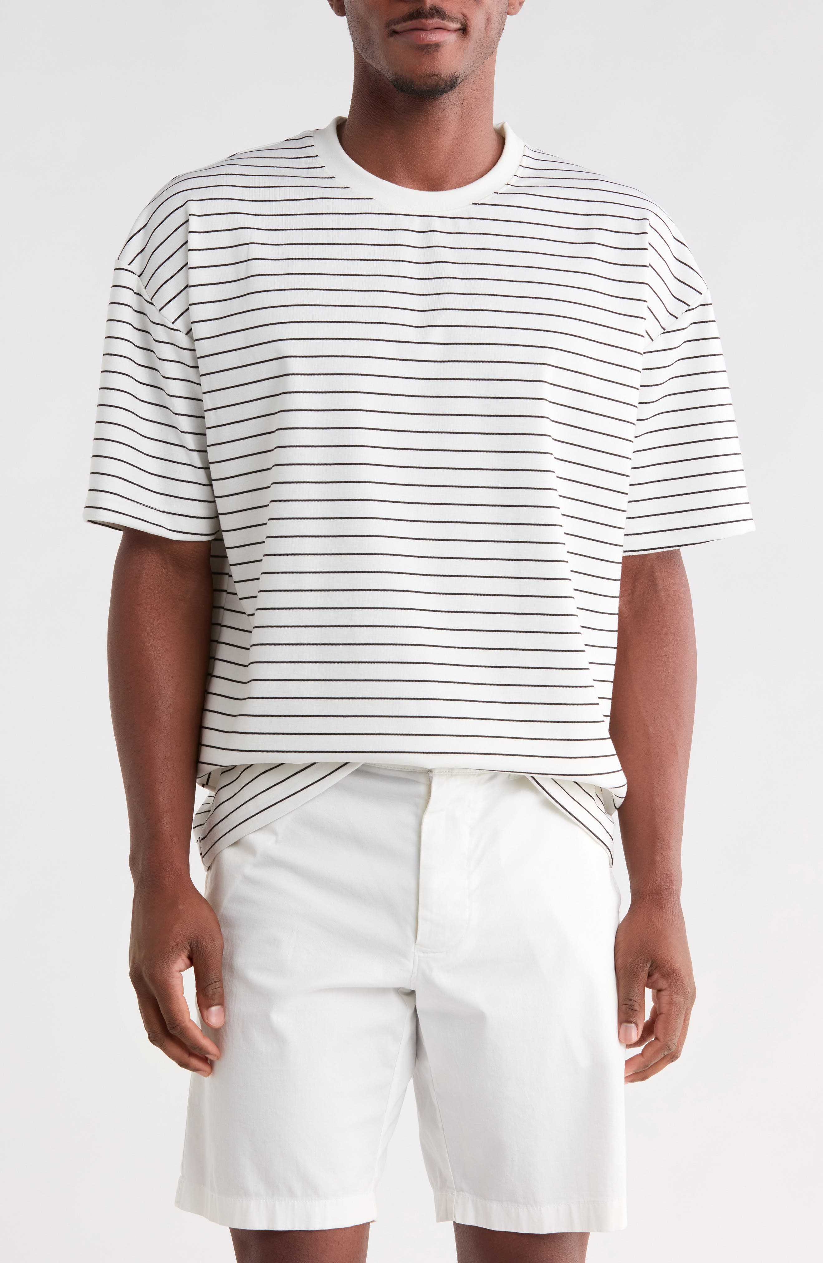 Stripe Crewneck T-Shirt