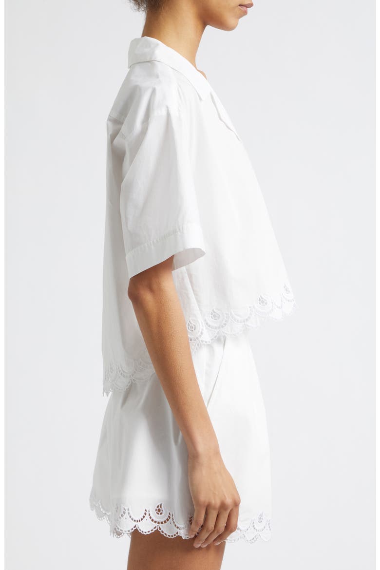 Gabrielle Eyelet Embroidery Woven Shirt, Alternate, color, WHITE