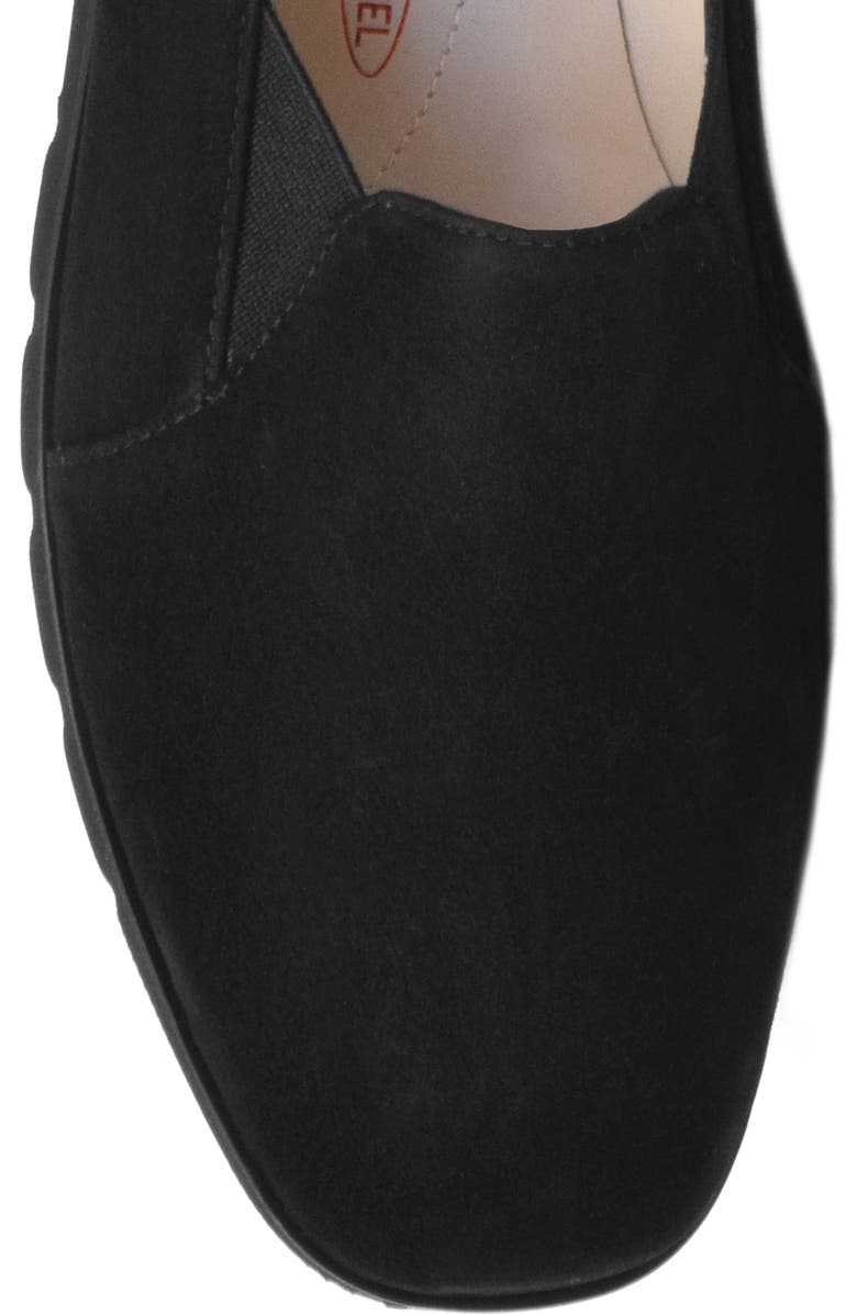 Amalfi by Rangoni Giostra Loafer, Alternate, color, Black Cashmere Suede