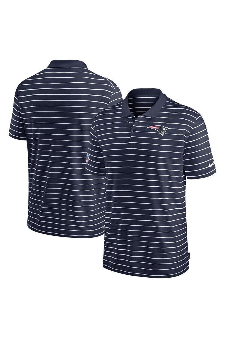 Men's Nike Navy New England Patriots 2022 Sideline Lock Up Victory Performance Polo, Main, color, Navy