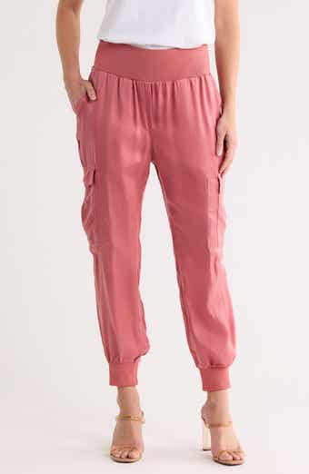 Cinq à Sept Giles Cupro Crop Cargo Joggers