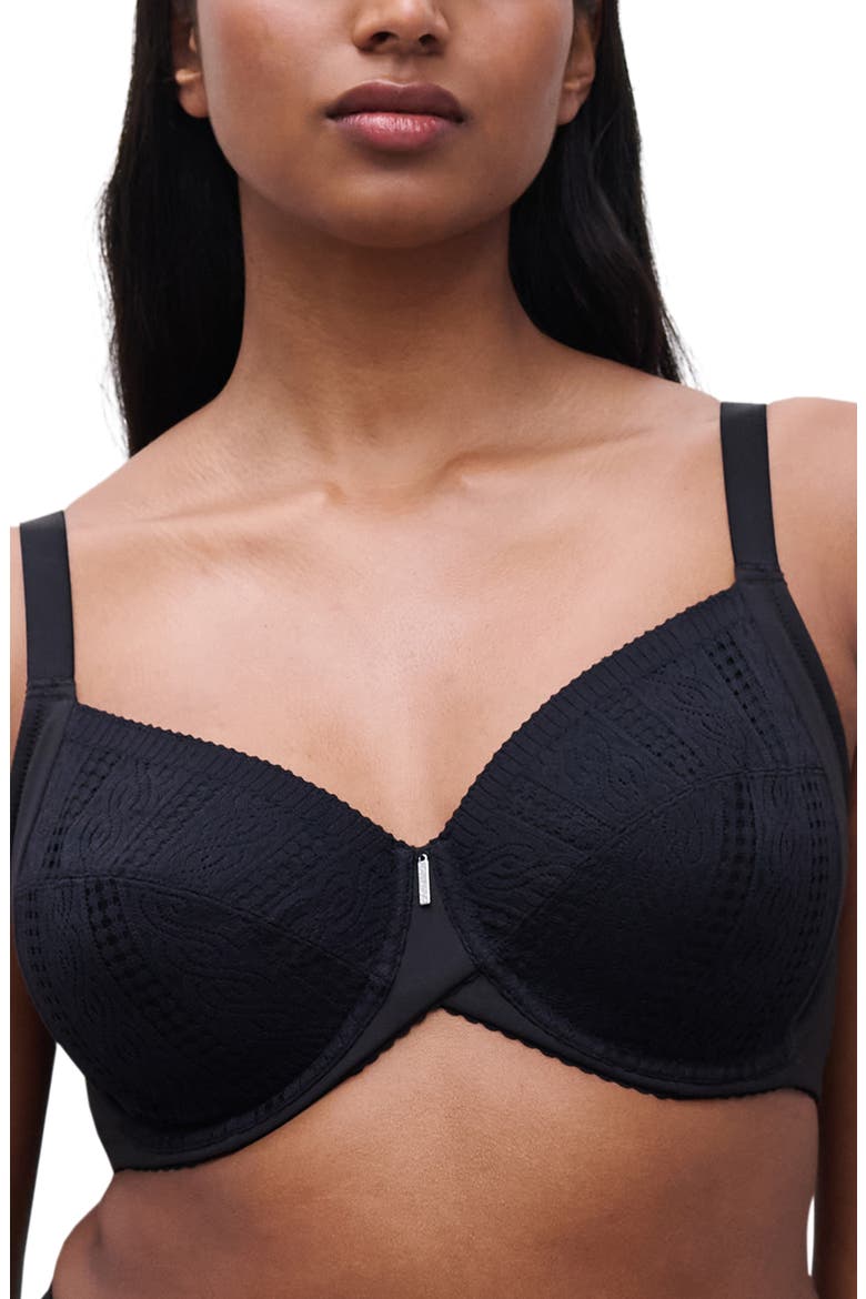 Easy Support Full Coverage Underwire Bra, Main, color, BLACK